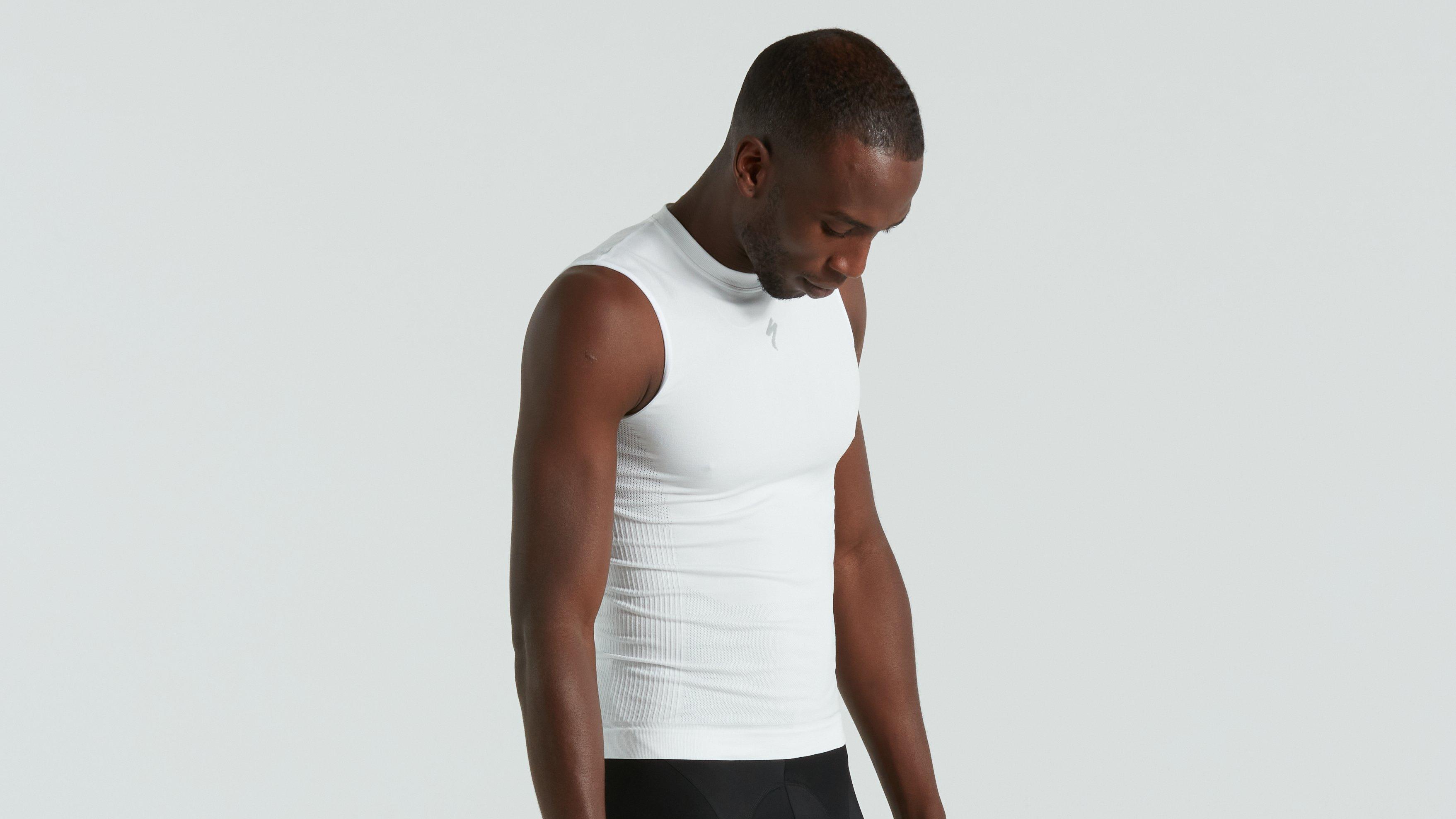 Men's Seamless Light Sleeveless Base Layer