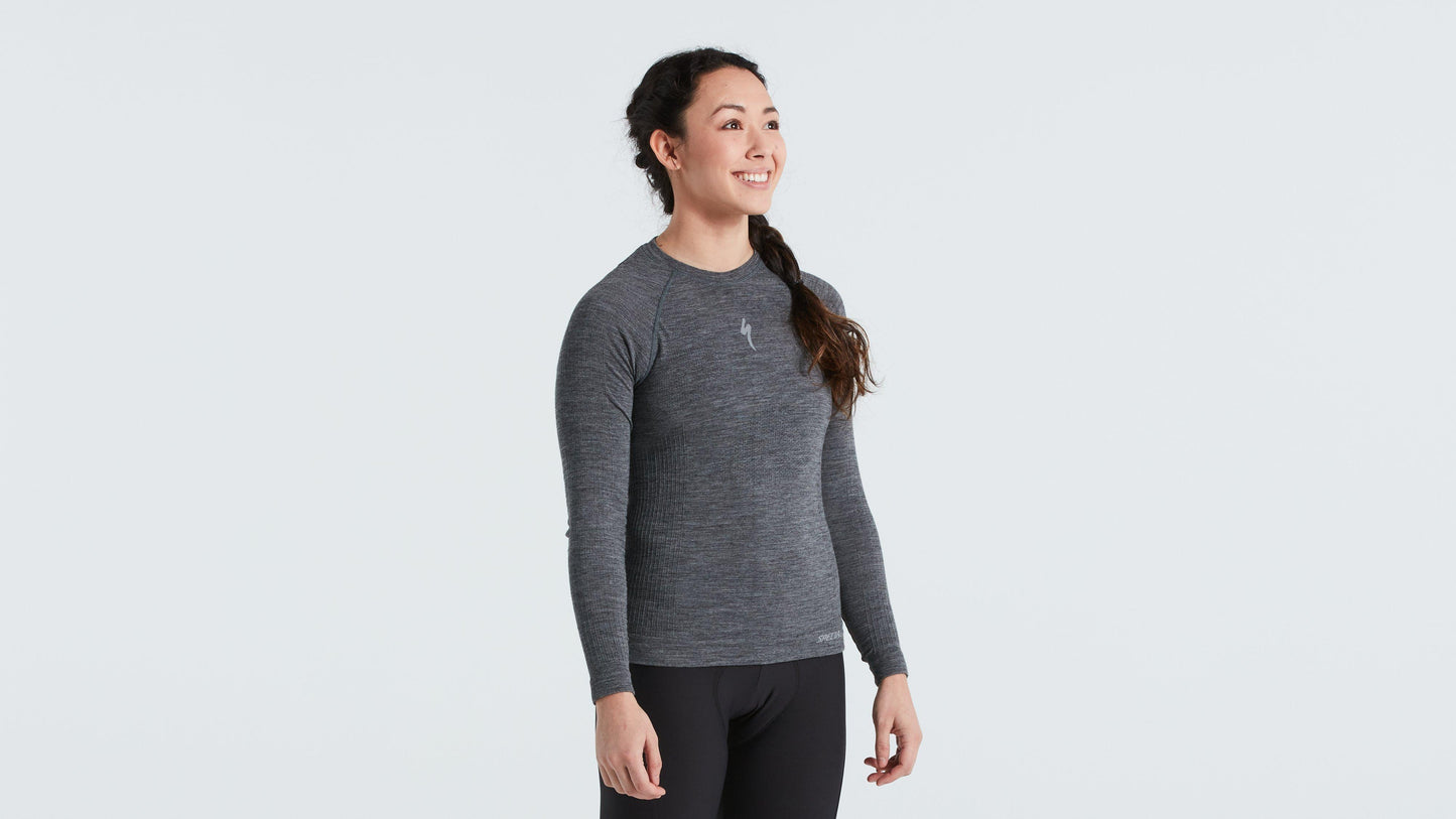 Women's Merino Seamless Long Sleeve Base Layer