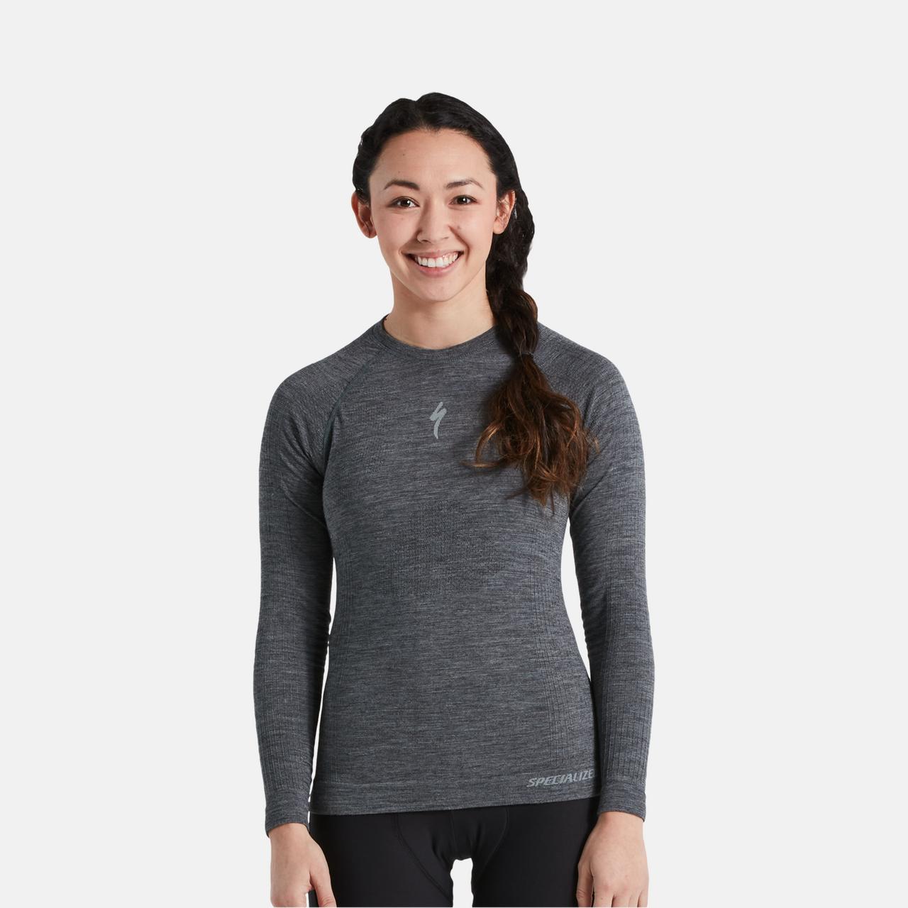 Women's Merino Seamless Long Sleeve Base Layer