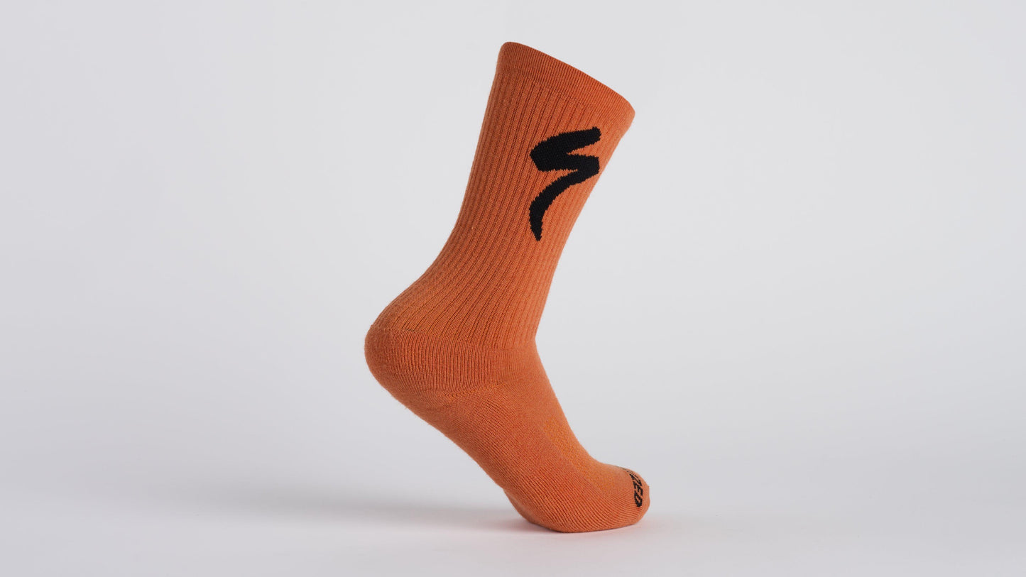 Merino Midweight Tall Logo Socks